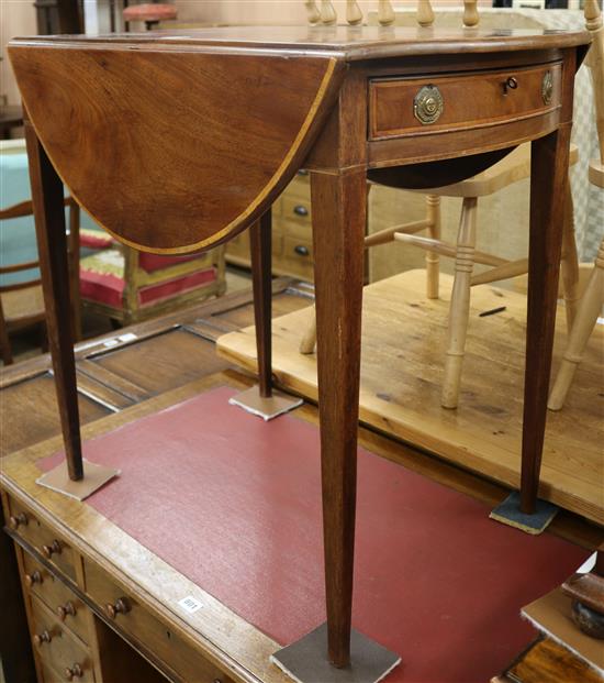 A George III mahogany Pembroke table